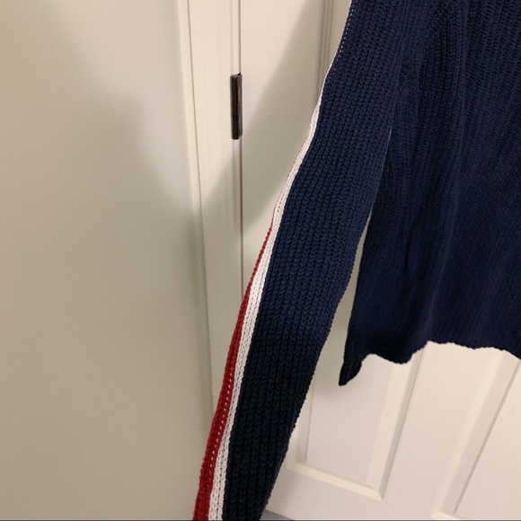 AEO Striped Sleeve Sweater - Picture 4 of 5